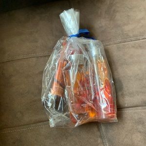 Bath and body lotion, shower gel, and perfume set